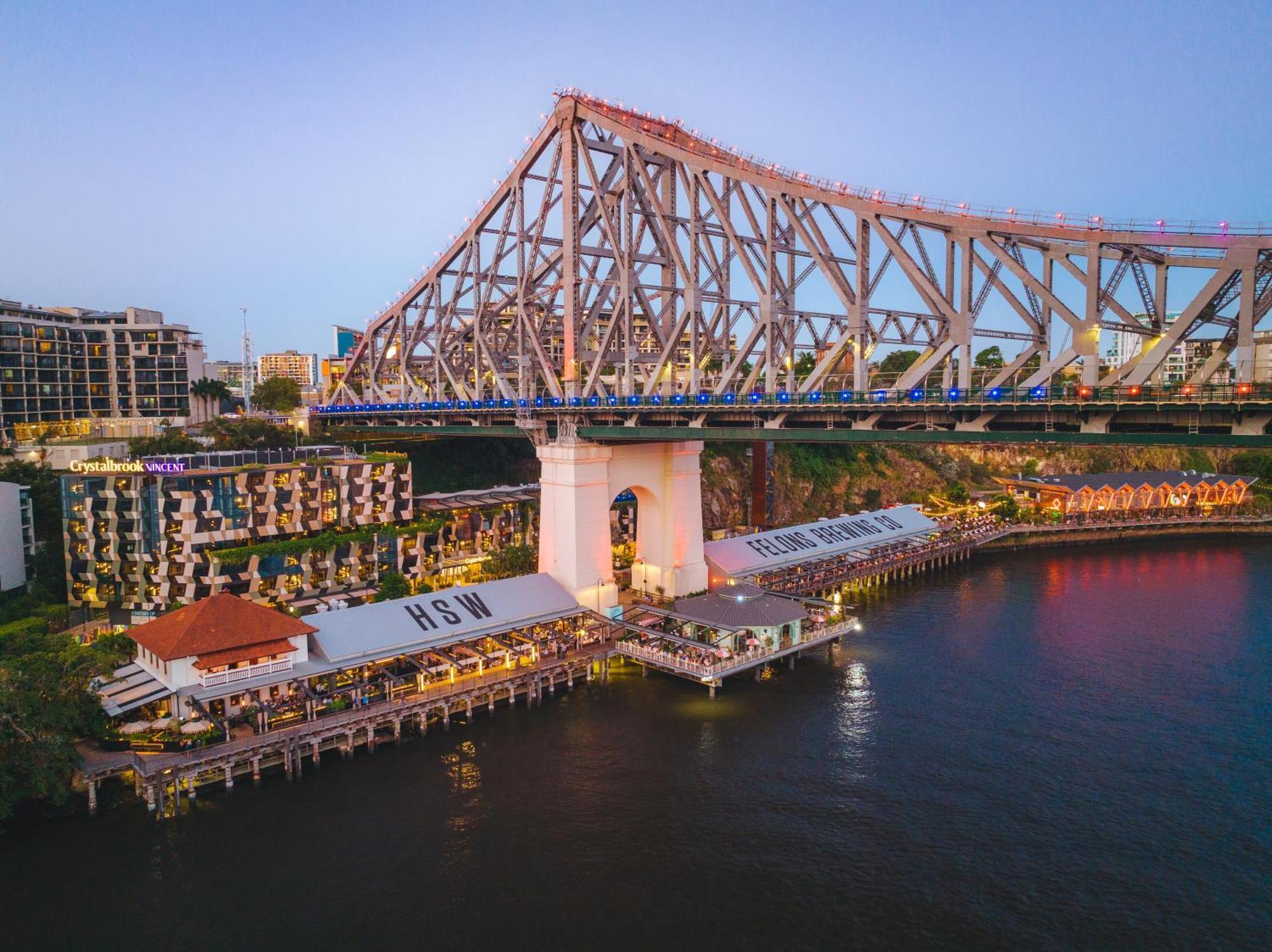 Crystalbrook Vincent Hotel Brisbane Buitenkant foto William Jolly Bridge