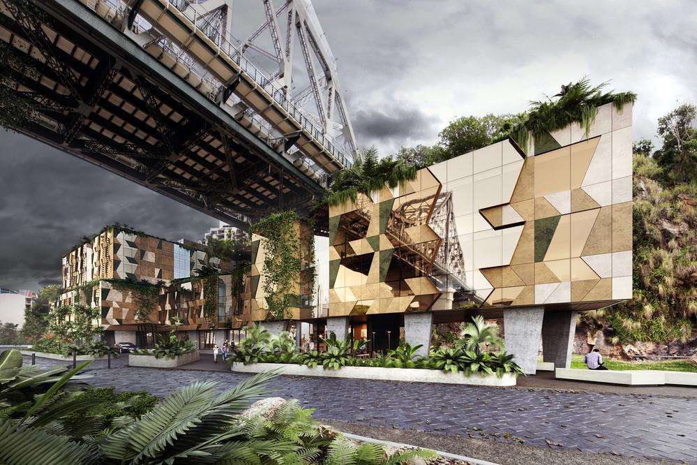 Crystalbrook Vincent Hotel Brisbane Buitenkant foto The proposed station