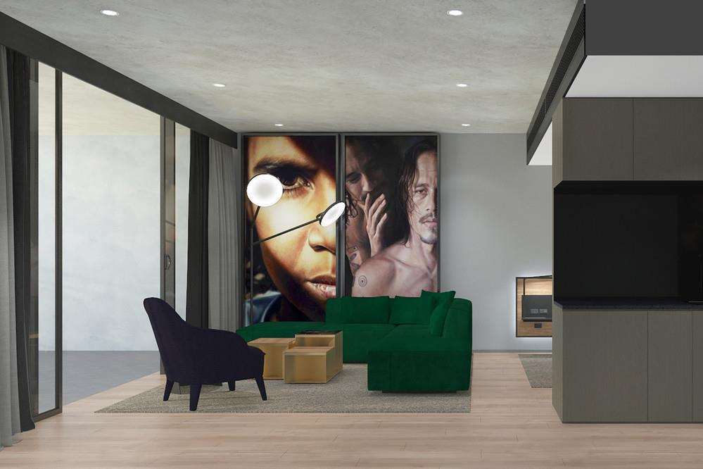 Crystalbrook Vincent Hotel Brisbane Kamer foto 3D interior visualization