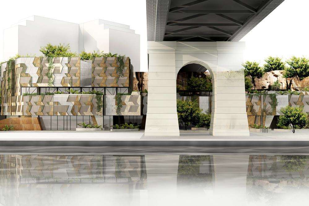 Crystalbrook Vincent Hotel Brisbane Buitenkant foto The proposed station