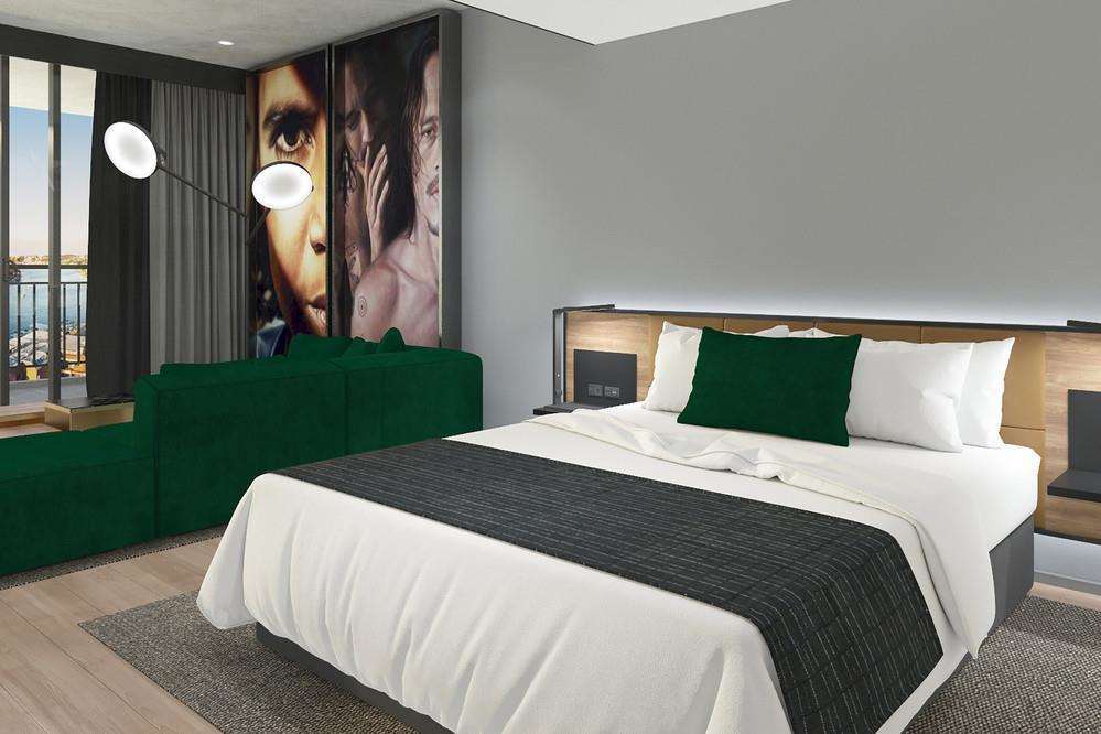 Crystalbrook Vincent Hotel Brisbane Kamer foto A bedroom at the hotel